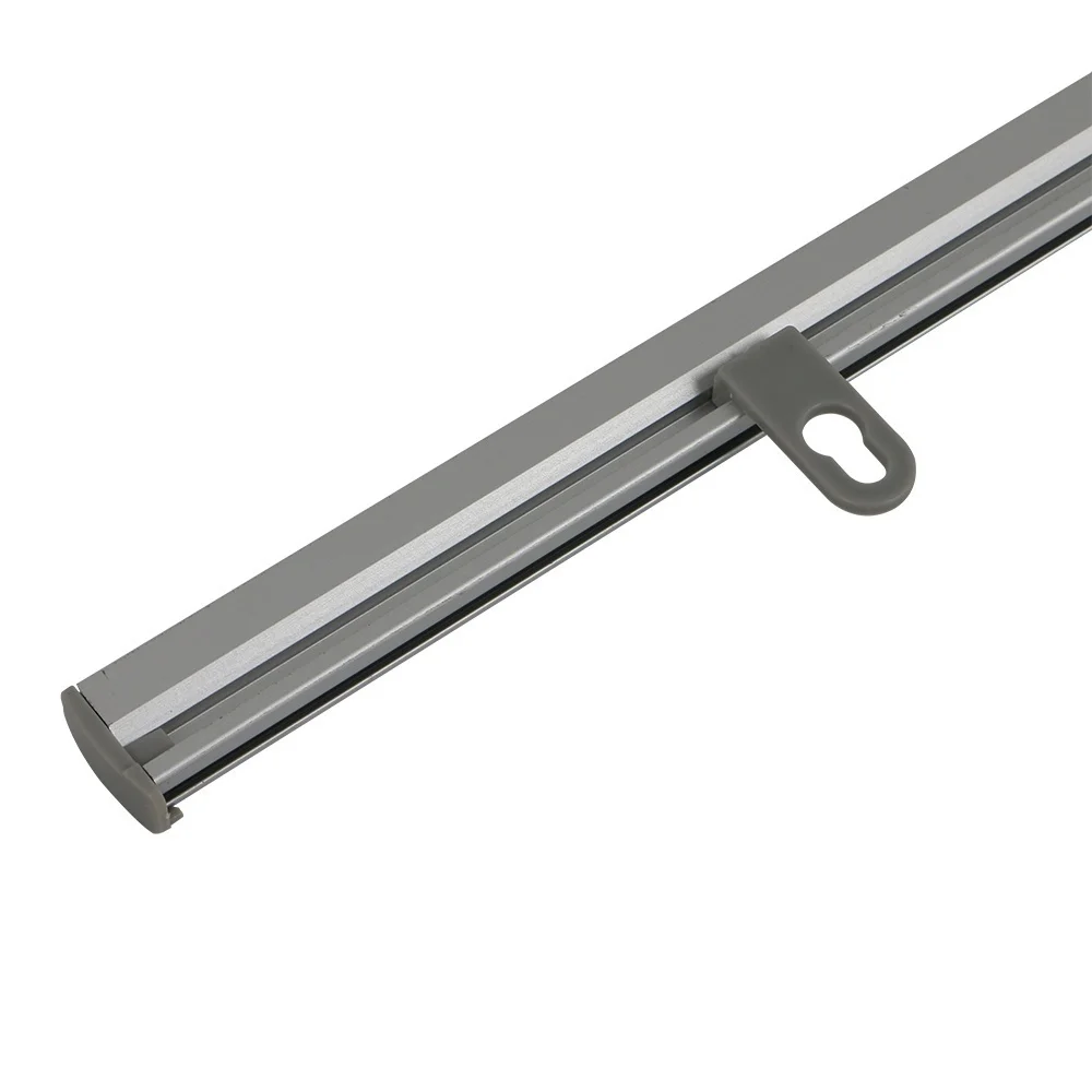 50cm Shop Painting Silvery Scroll Banner Holder Display Rails Flag Plastic Hook Poster Rod