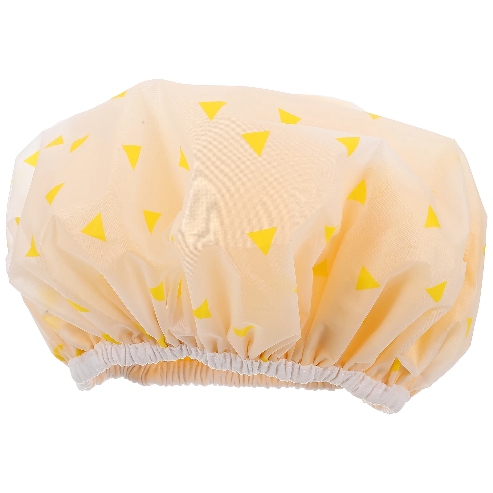 

Waterproof Shower Cap Women Bathing Hat Long Hair Elastic PEVA Material Stylish Loose Straps Fit Most Braids