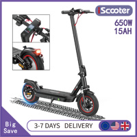 iScooter i10 Foldable Electric Scooter 650W Motor 36V15Ah 10inch Tires 45km Max Range Electric eScooter With APP