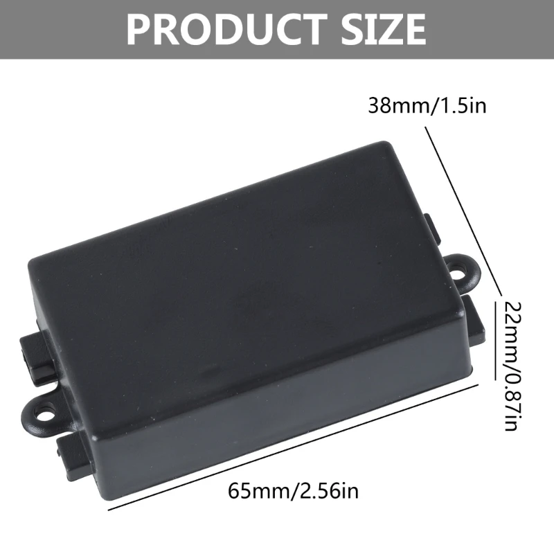 Plastic Junction Box Power Enclosure Box Electronic Project Case DIY Rectangle Electrical Box Surface Mounted Dustproof