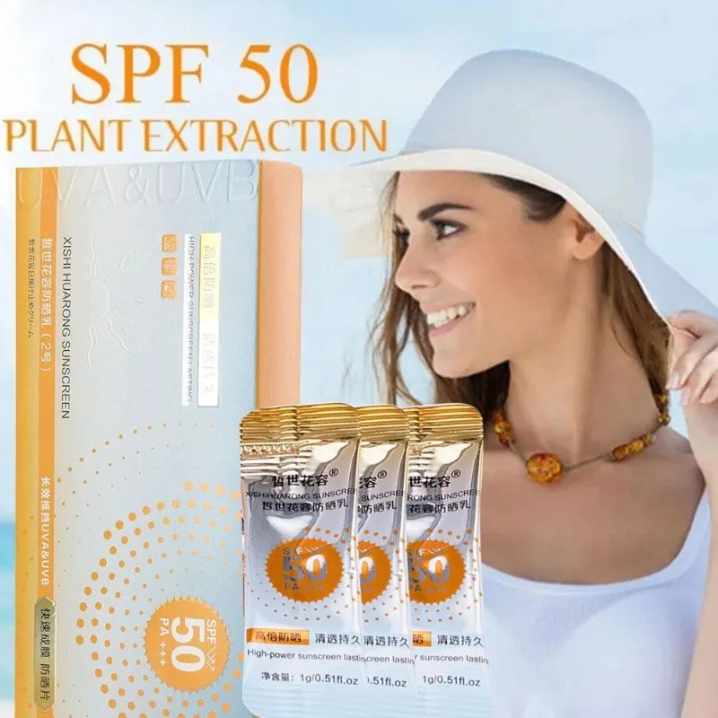 

Sunscreen Anti-UV, Refreshing and Non-greasy, Universal SFP50 for Face and Body To Prevent Sunburn and Tanning