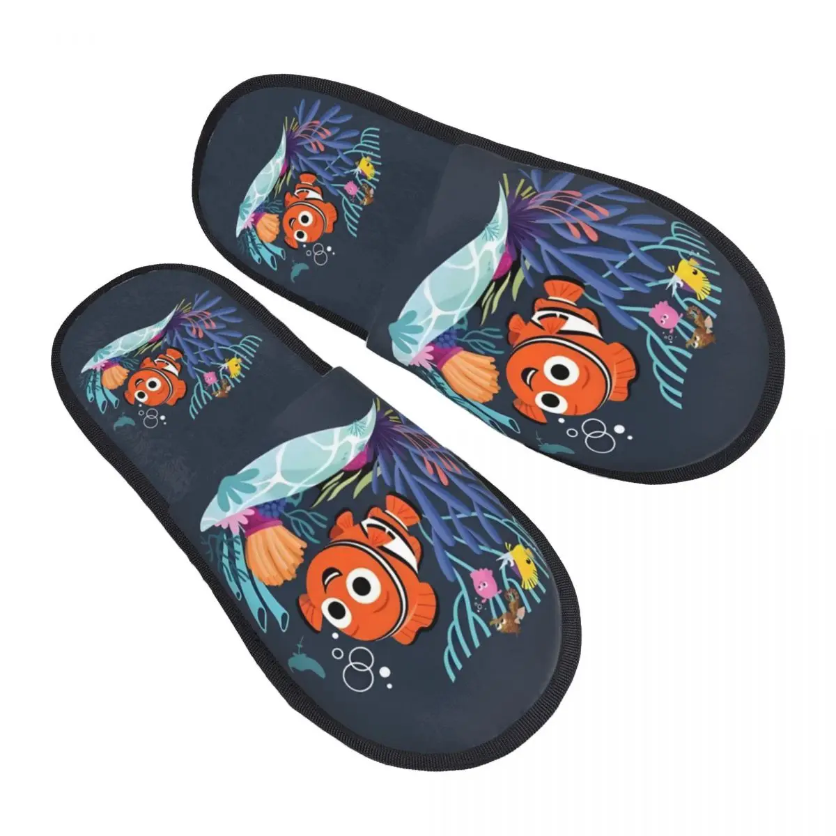 

Мягкие тапочки Nemo с эффектом памяти на заказ, женская обувь для дома в отеле с рыбой-клоун