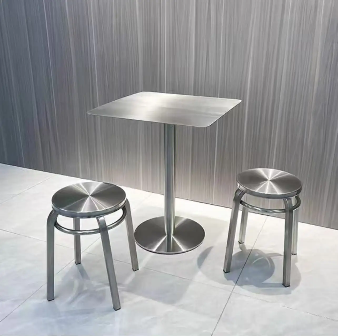 Modern simple light luxury small round table milk tea shop coffee table restaurant round dining