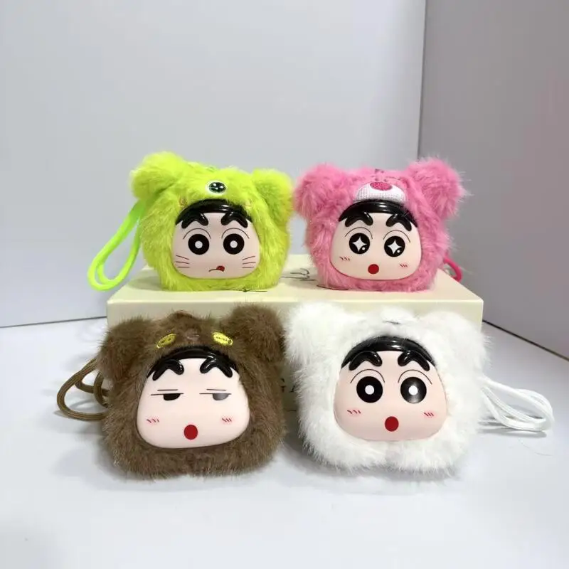 Nuevo Llavero de Peluche de la Serie Kawaii Crayon Shin Chan, Juguete de Peluche Creativo, Decoración para Mochila Escolar, Accesorios de Anime, Regalo para Amigos
