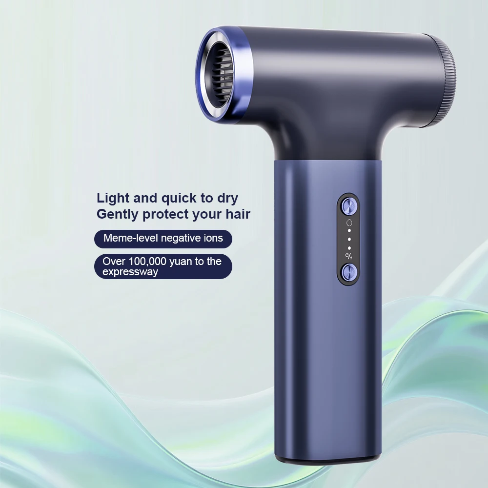 

Professional Salon Wireless Hair Dryer Set Mini Foldable Rechargeable with High Speed Cheap Wall Mounted Fast Dry for Pets