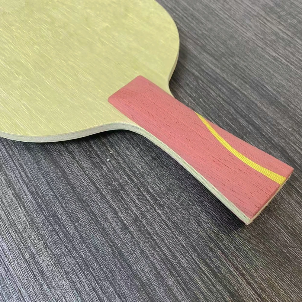 SHIN Yubin Innerforce und Outerforce Carbonfaser-Tischtennisschläger, offensiver Schläger mit langem Griff für Tischtennis. – Detail 4
