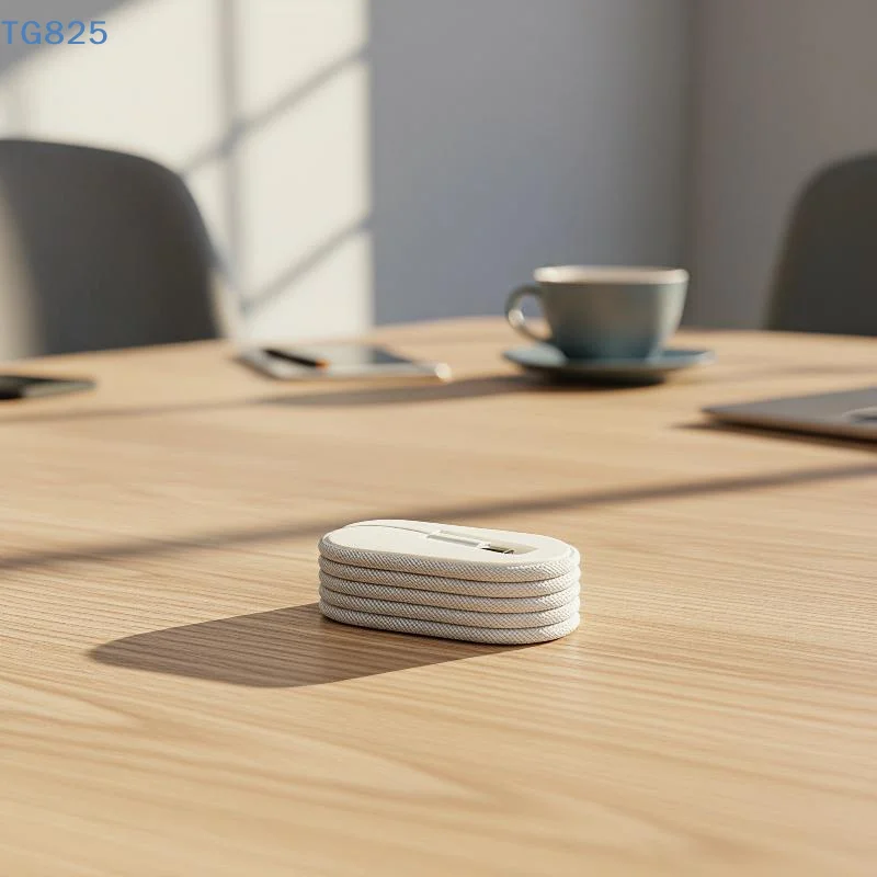 【AN】3D Printed Charging  Portable Anti-Tangle Phone Cable Holder Space Saving for Home Office Travel