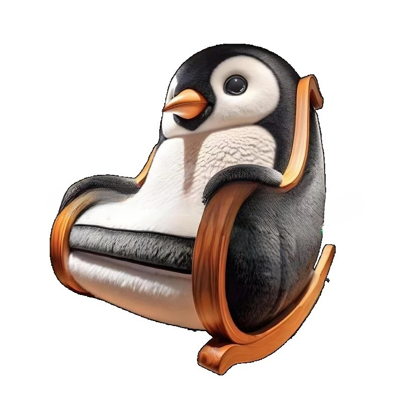 Internet celebrity penguin sofa chair living room furniture two-dimensional sofa bedroom bed creative size apartment