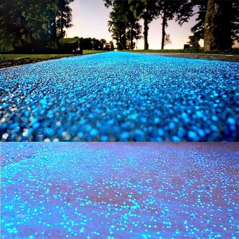 10000Pcs/bag, Gardening Aquarium Landscape Fluorescent Small Stone Vase Hourglass Luminous Sand Fluorescent Particles