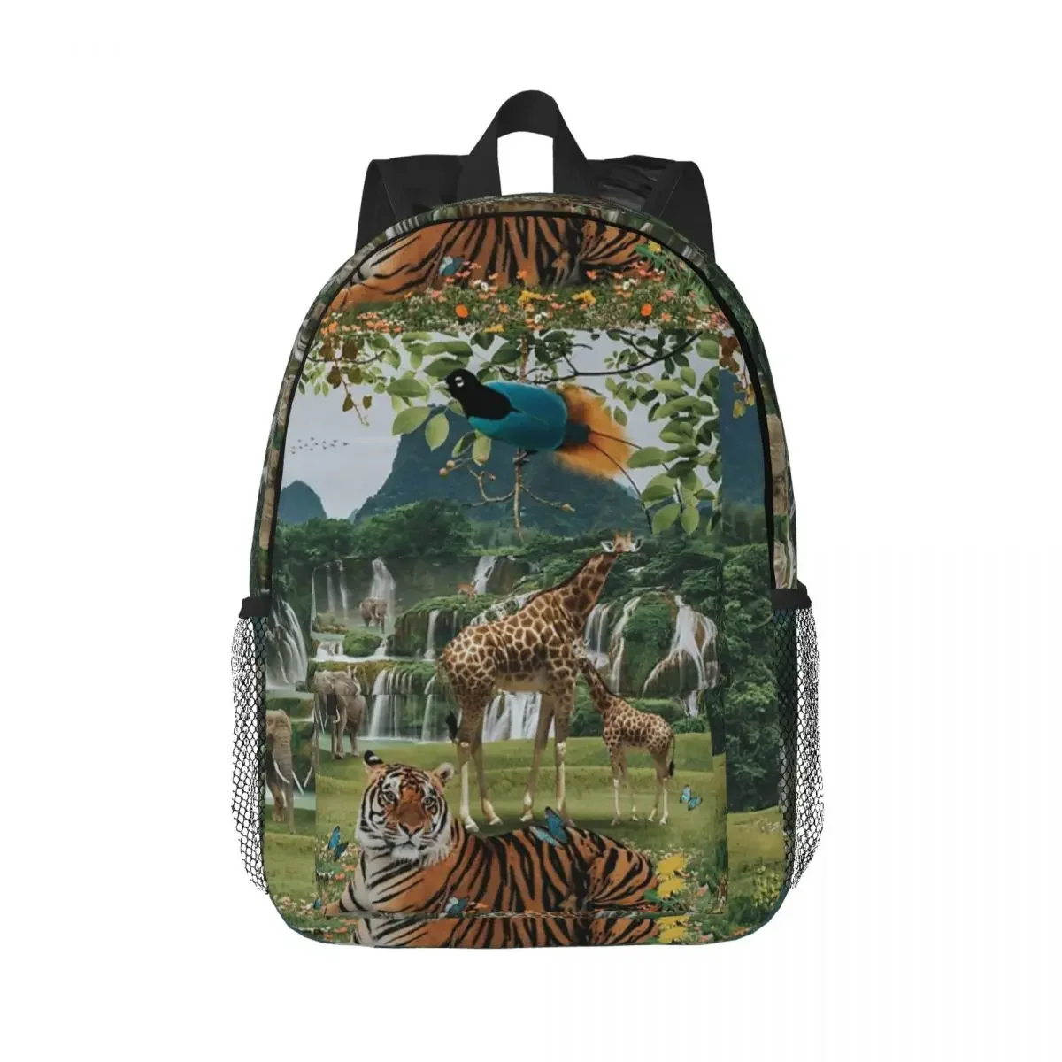 Novo Mundo Mochilas para Estudantes, Mochilas Escolares, Mochila de Viagem, Bolsa de Ombro de Grande Capacidade, para Meninos e Meninas, Moda