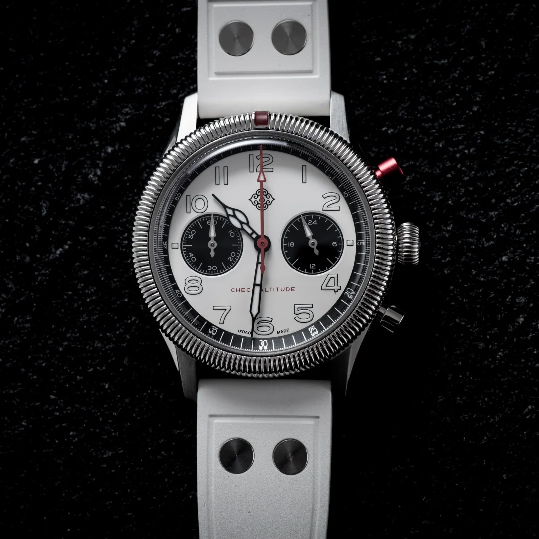 Image of 2025 Neue IXDAO 39 mm Pilot Herren Quarzuhren Peregrine Falcon Serie VK64 Saphir Edelstahl Sport Chronograph 10 Bar C3