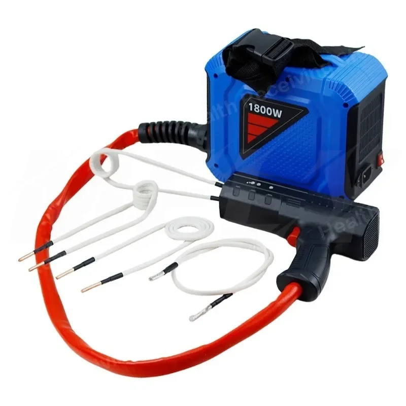 1800W magnetic induction heater, portable small flameless car repair tool, DIY circuit, with 4 coils 110V/220V optional