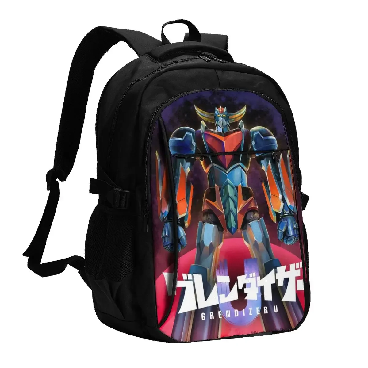 

Goldorak Actarus Mazinger Z UFO Robot Grendizer Travel Laptop Backpack, Laptop Backpack with USB Charging Port, College Bag