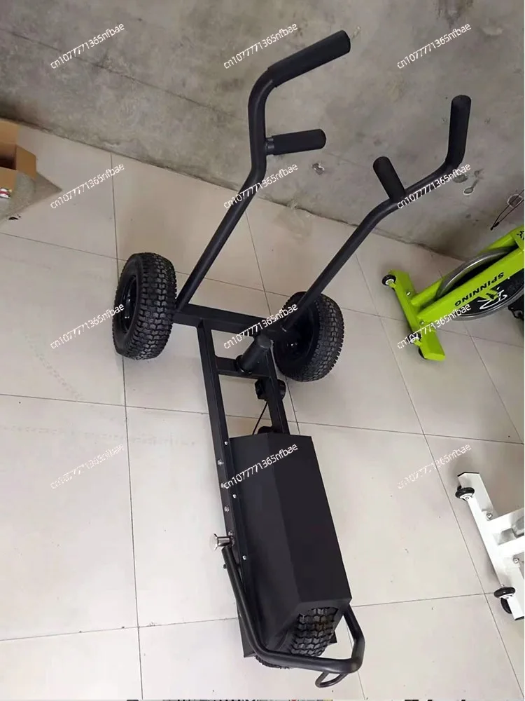 

Adjustable Resistance Sled Weight Barbell Cart - Private Trainer Gym Fitness Equipment