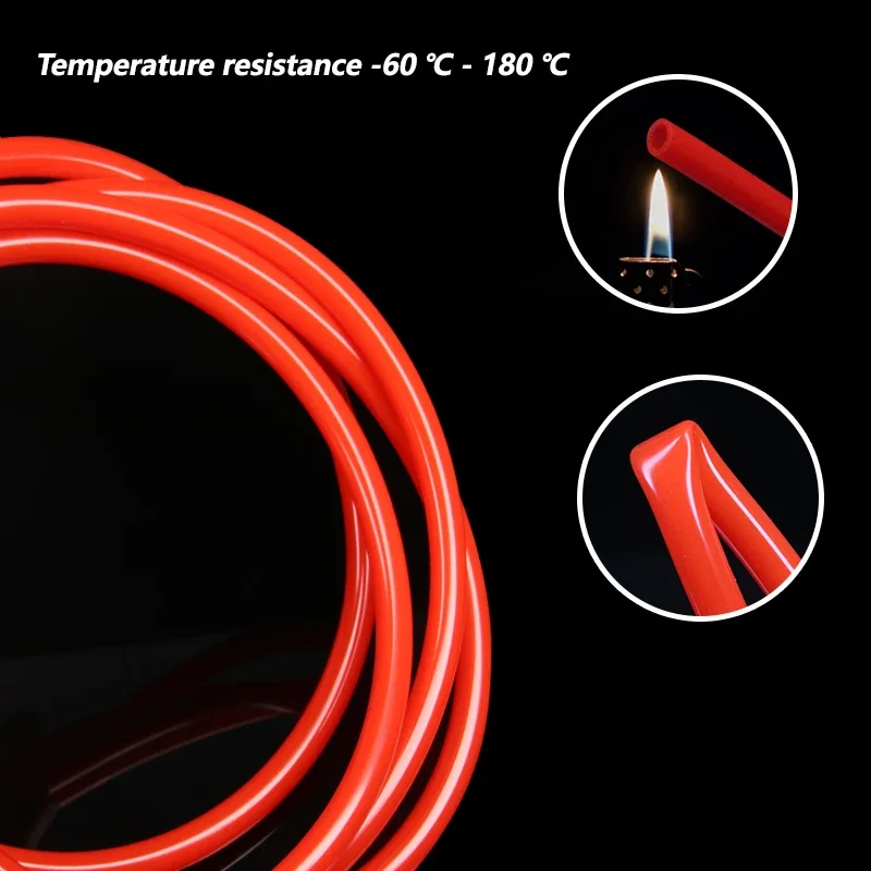 1~10m Food Grade Red Soft Silicone Rubber Hose ID 0.5 1 2 4 5 6 7 8 10 12 14 16 18 20 25 32mm Soft Pipe Flexible Silicone Tube