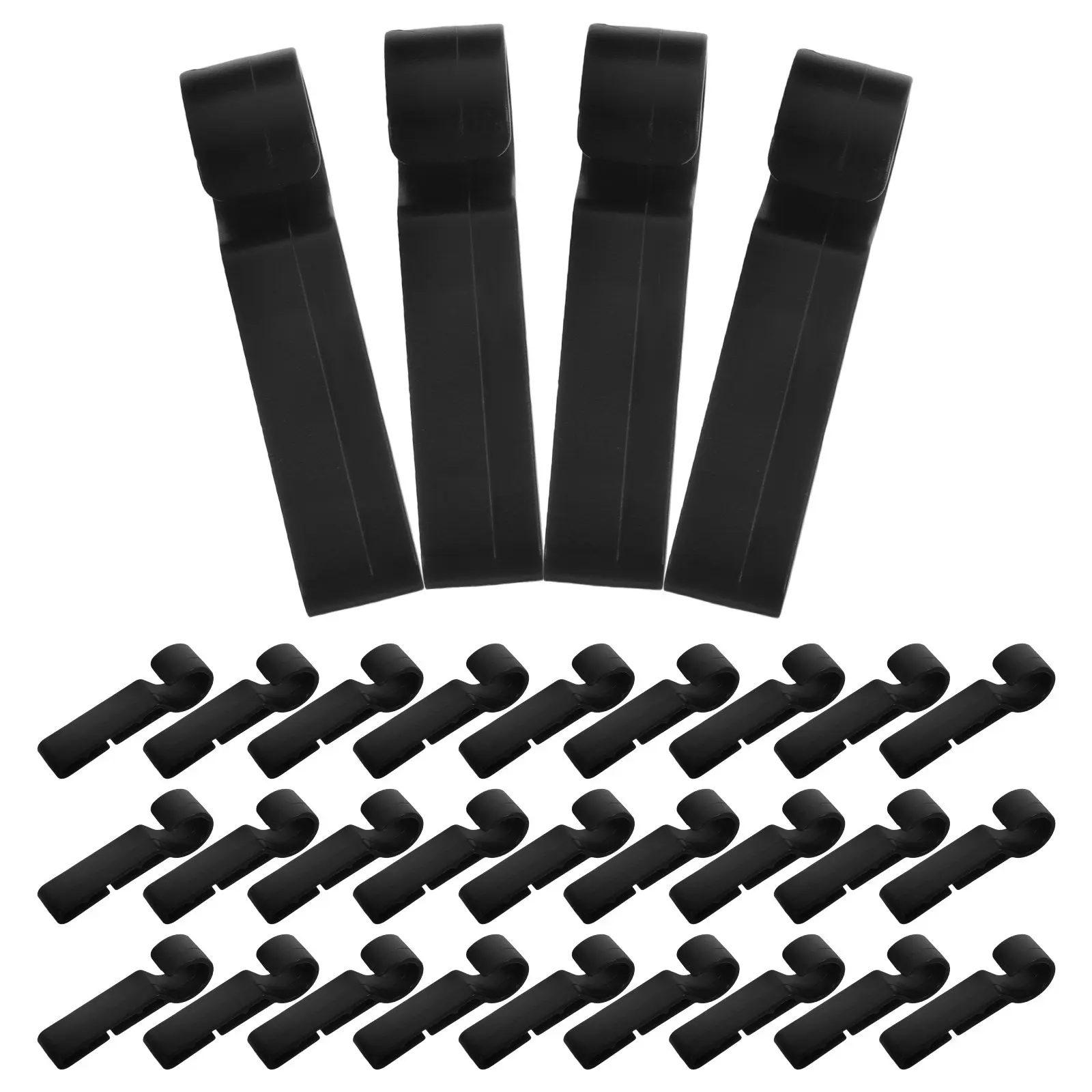 

100Pcs Hard Hat Headlamp Clips Clips Light Clip Plastic Hook Replacement Secure Fastening for Outdoor Night Safety Work