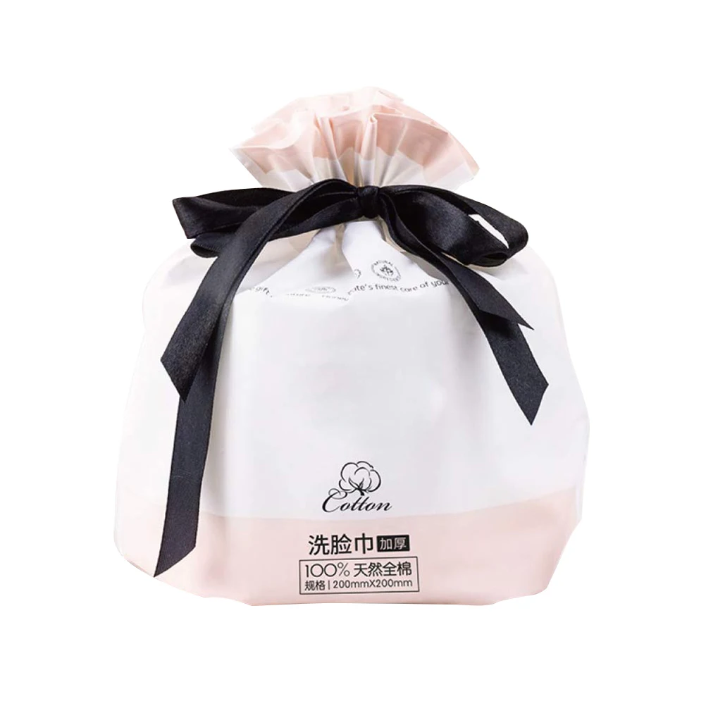 1 لفة من القطن الناعم للاستعمال مرة واحدة، منشفة مزيل المكياج، رقيقة وخفيفة الوزن، مسح المكياج، وسادات العناية بالبشرة