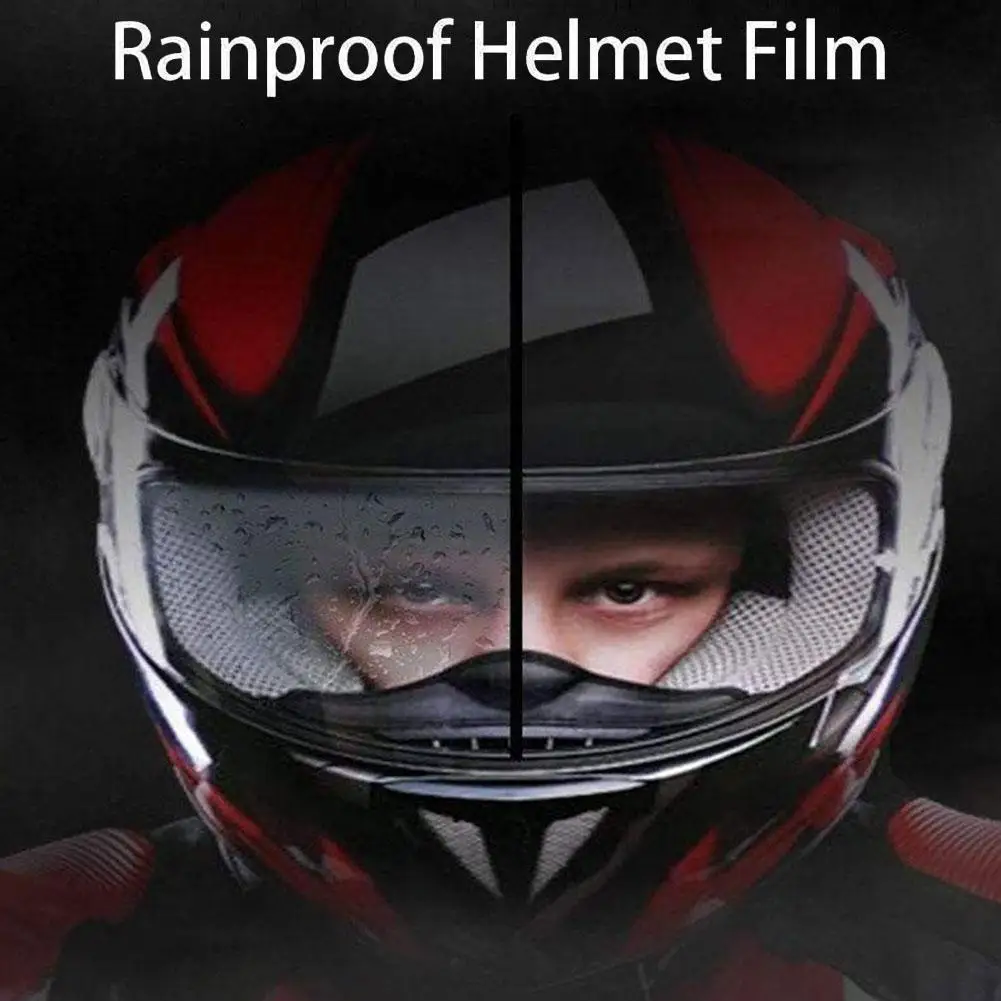 Helmet Clear Anti-Fog Patch Rainproof Protective Film Film Universal Fog Accessories Motorcycle Moto Lens Visor Resistant R5M2