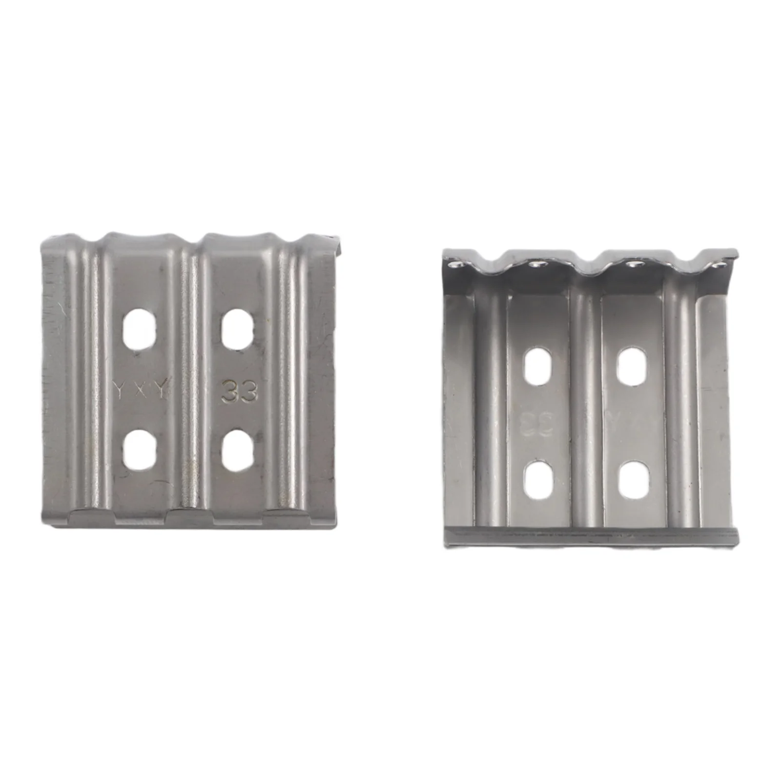 50PCS Stainless Steel Solar Panel Water Drainage Clips Photovoltaic Panel Cleaning Clip 30/33/35mm Solar Mud Removal Clip