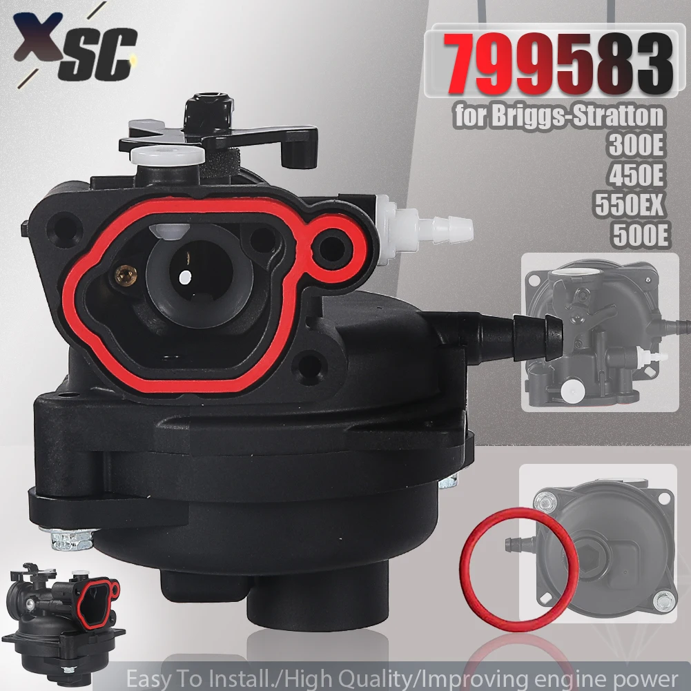 799583 Lawn Mower Engine Carburetor For Briggs-Stratton 300E 450E 550EX 500E Grass Cutter 593261 595656 591979 591160