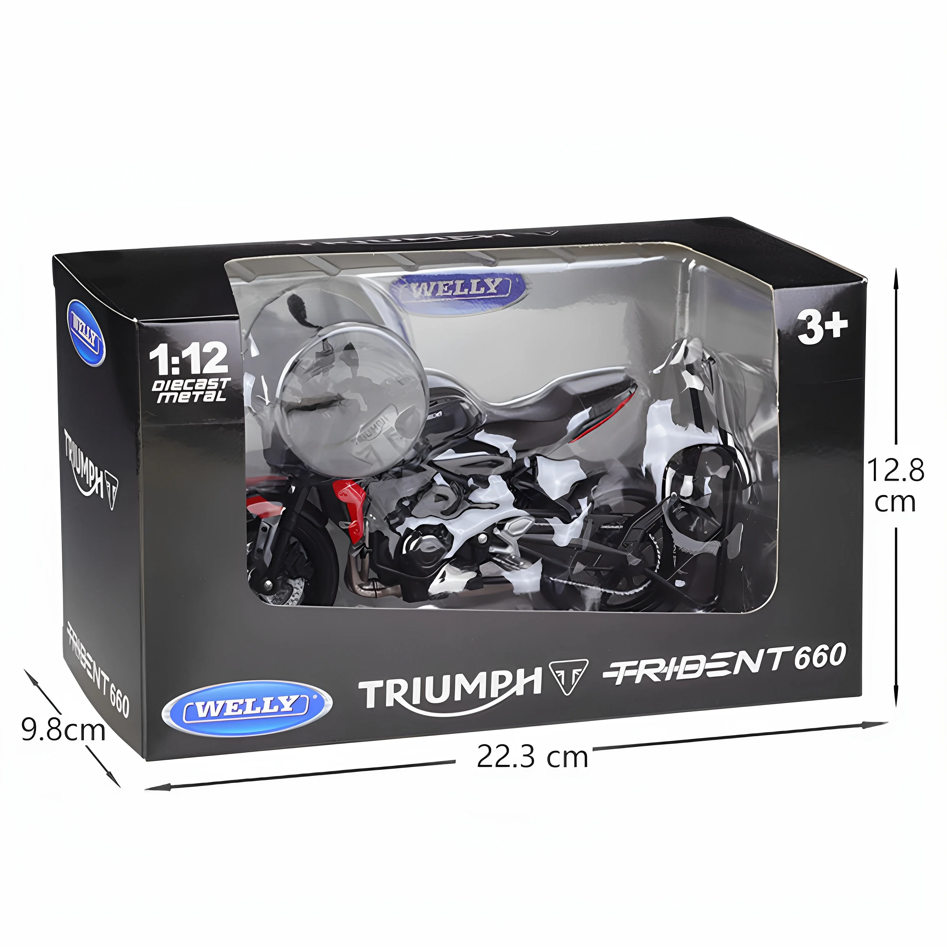 WELLY 1:12 2021 انتصار ترايدنت 660 محاكاة عالية سبيكة نموذج الكبار جمع الديكور الهدايا لعب للأولاد
