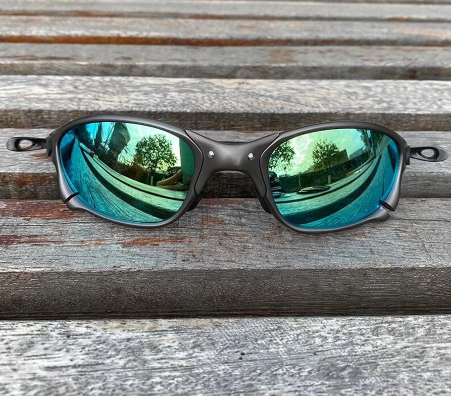 MTB Mann Polarisierte Sonnenbrille Radfahren Gläser UV400 Angeln Sonnenbrille Metall Fahrrad Brille Radfahren Brillen Reiten Gläser D4-3