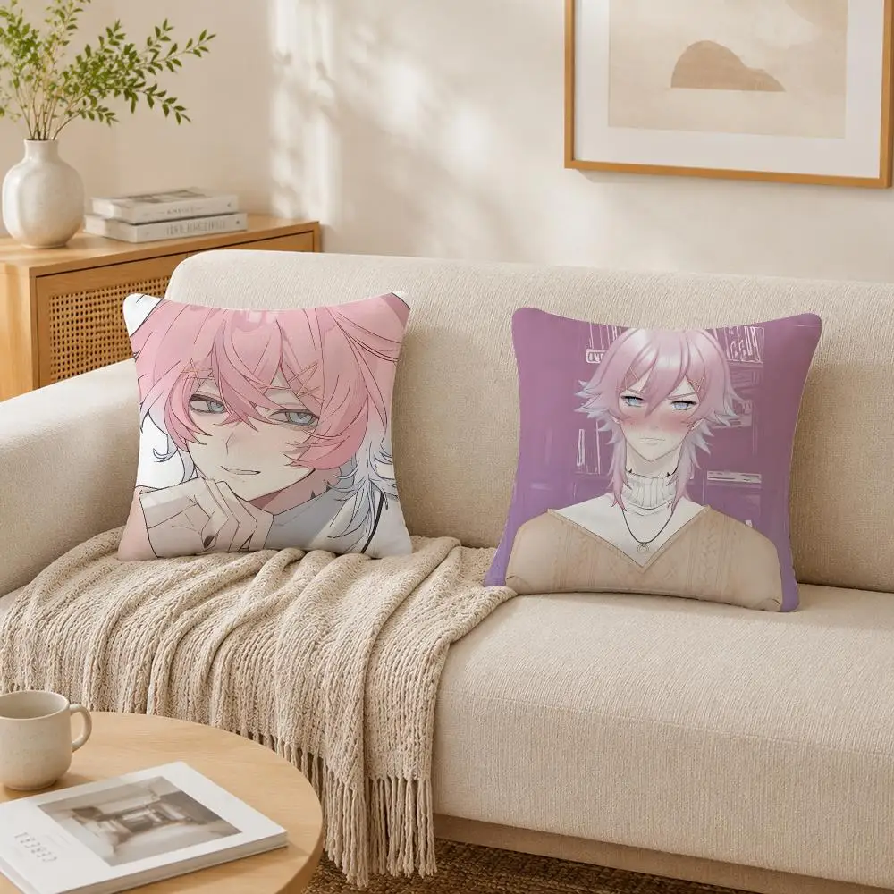 Ren 14 D-Days With You Cushion Cover Plush Decorative Pillow Case With Hidden Zipper Cutecore Room Decor For Home