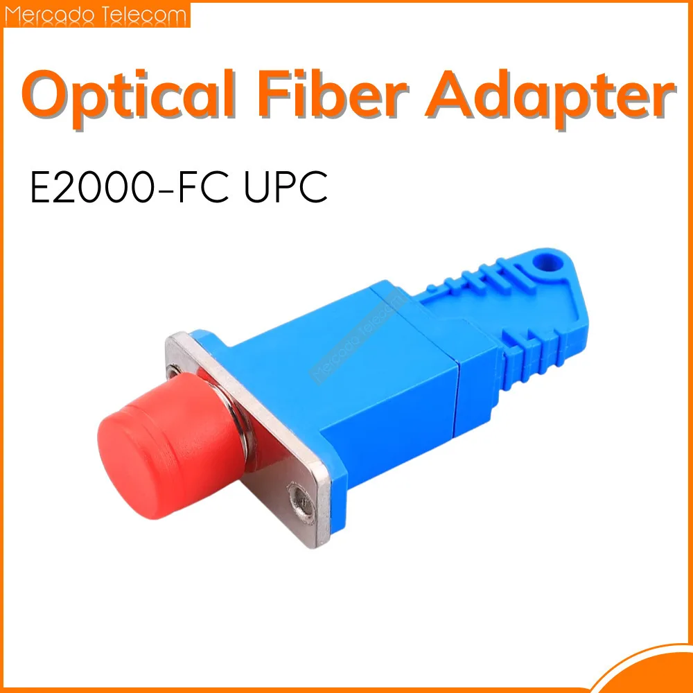 

E2000-FC UPC Hybrid Adapter, Female to Female, FTTH, Optical Fiber Adapter,Flange Head Coupler , E2000 to FC UPC