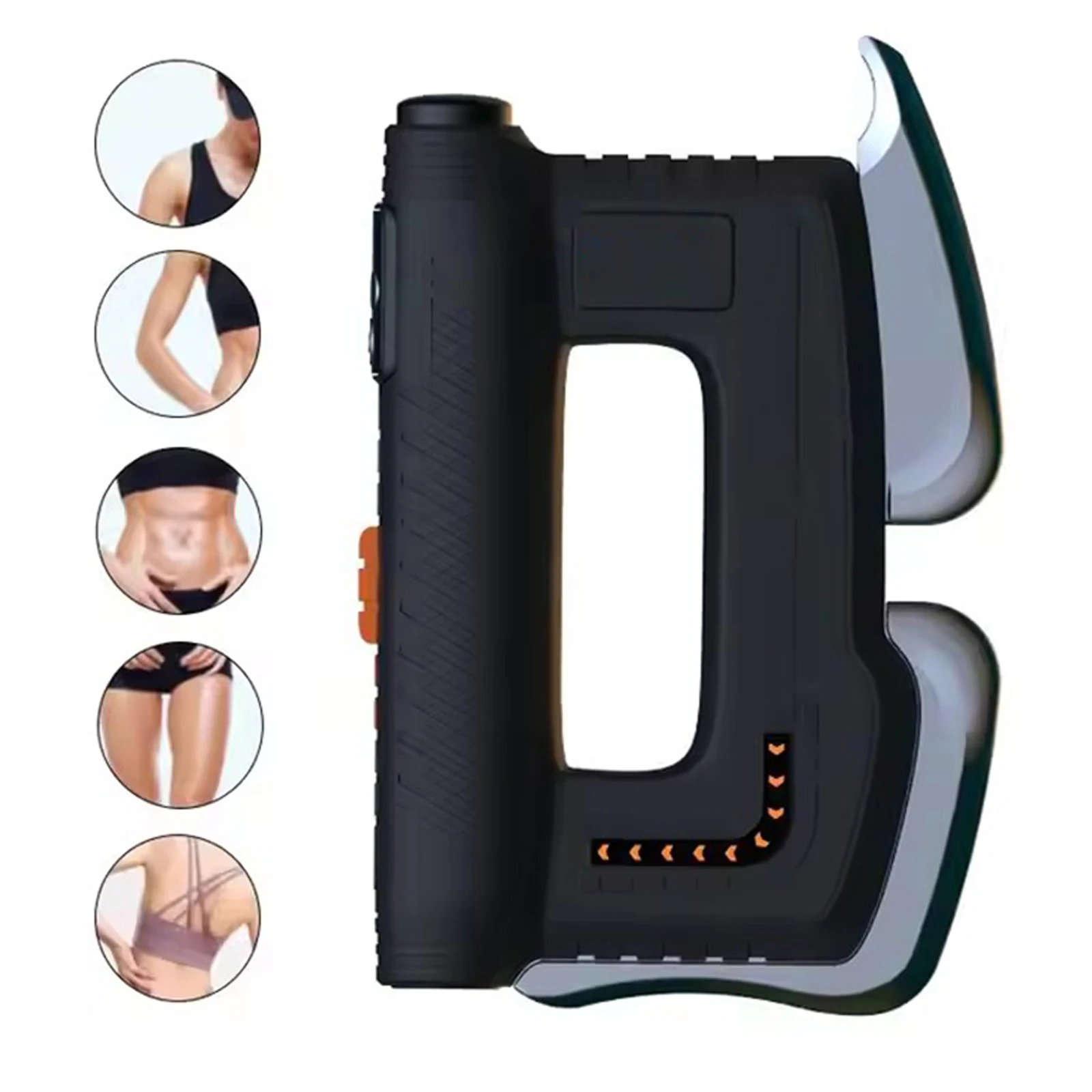 

NEW Fascia Gun Gua Sha Scraping Myofascial Massage Machine EMS Red Light Therapy Heated Muscle Scraper with Heating Back Massage