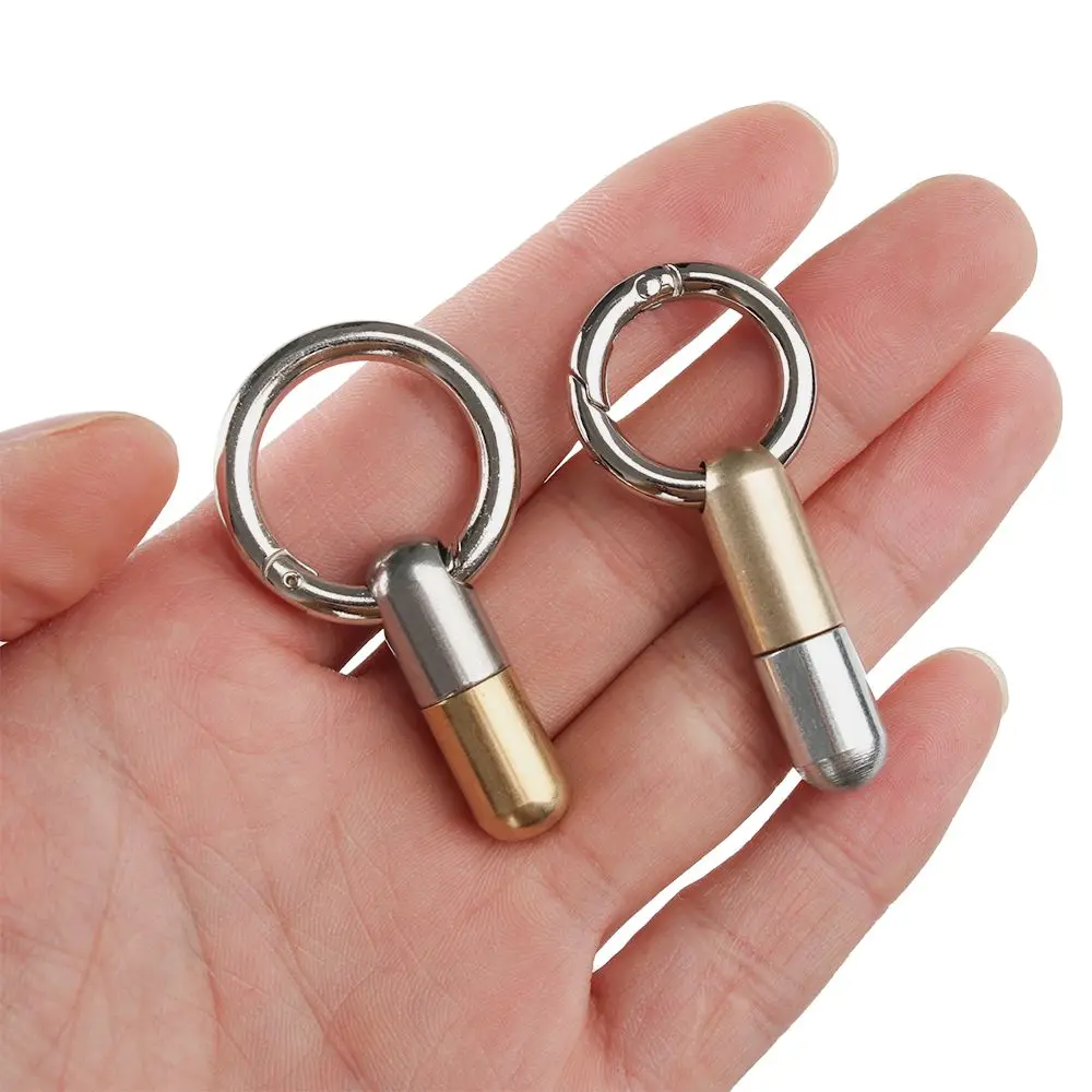 EDC Outdoor Stainless Steel Capsule Knife Tinying Mini Tools Key Ring Pendant Cutting Tool