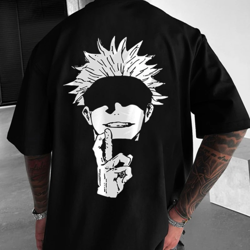 

Jujutsu Kaisen Spell Return To War с принтом, осенне-зимняя мужская и женская специальная однотонная футболка с коротким рукавом