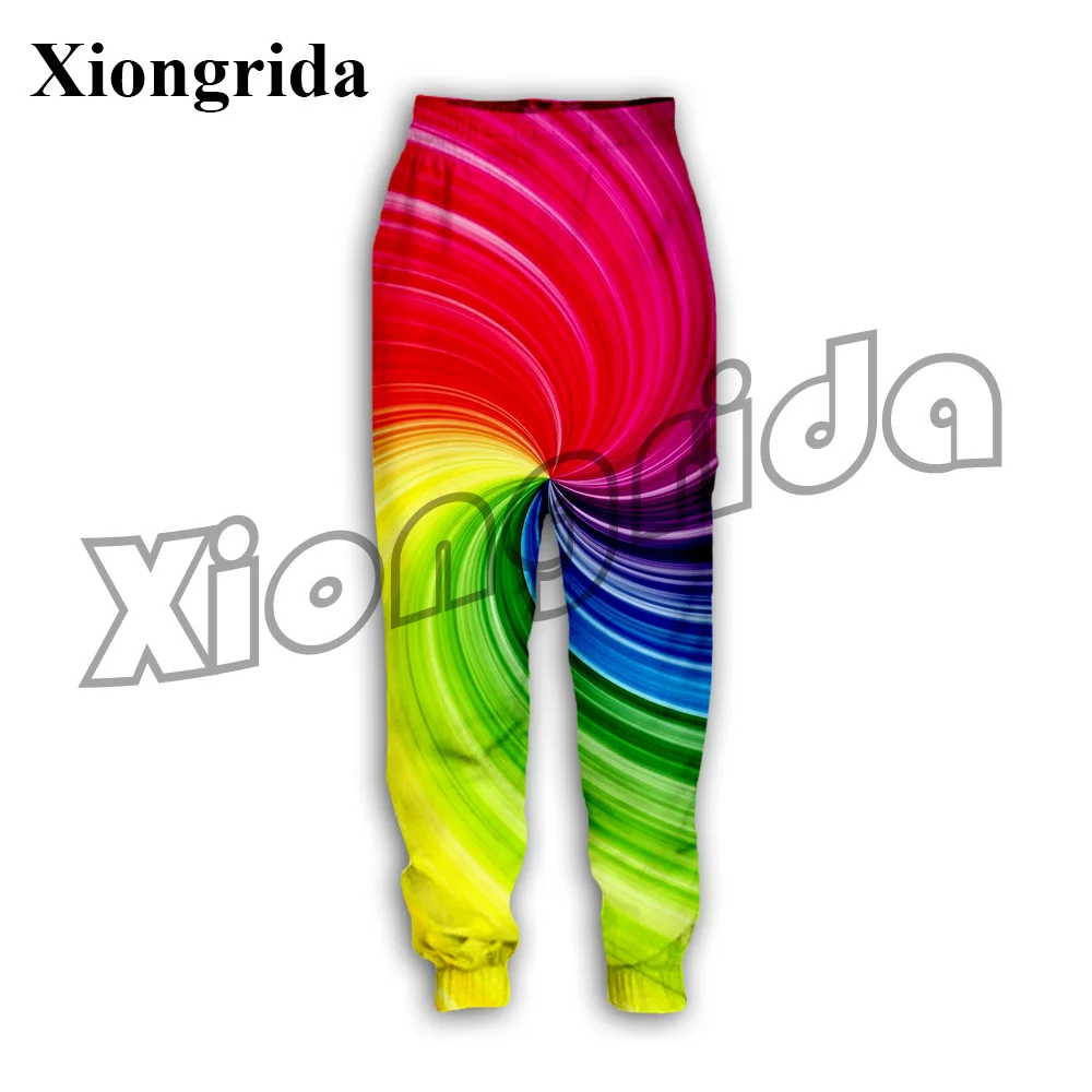 

Tie-dyed Swirl Print Sweatpants Men Casual Abstract Graphic Color Print Pants High Waist Trouser Hip Hop Streetwear