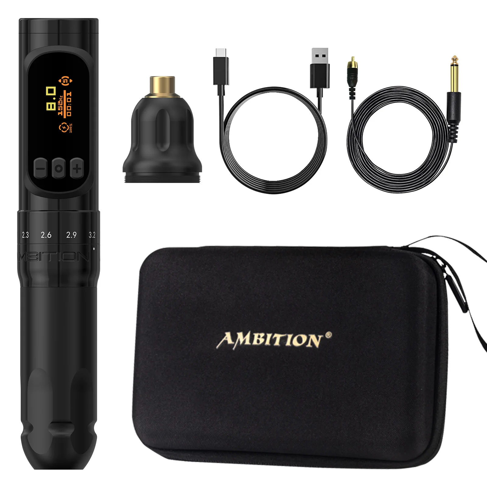 Ambition Sally 270 Wireless Tattoo Machine adjustable Rotary Pen