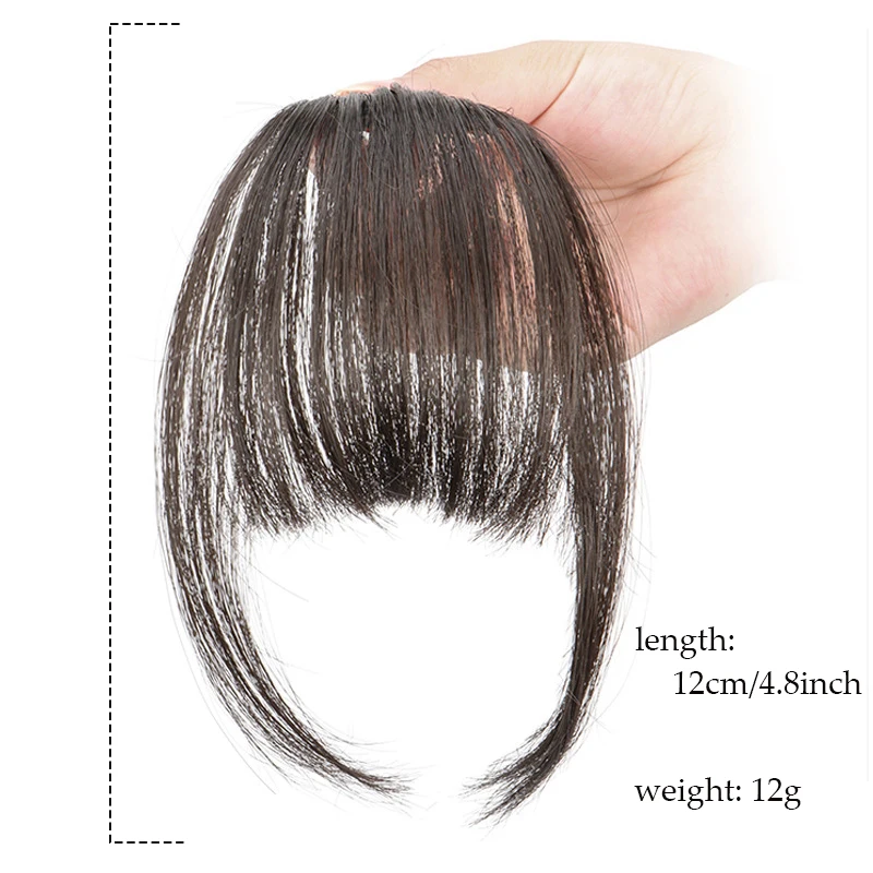 Clip-In Bangs Wig | Synthetic Hair with Delicate Temple-Enhanced Bangs | for Women's Costume Parties, Cosplay & Daily Use image 2