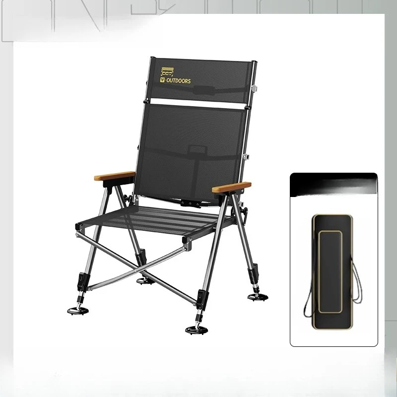 X-Frame Steel Fishing Stool: Double-Fold Waterproof Oxford Fabric Seat Heavy-Duty Portable Bench for Camping/Hunting Trips