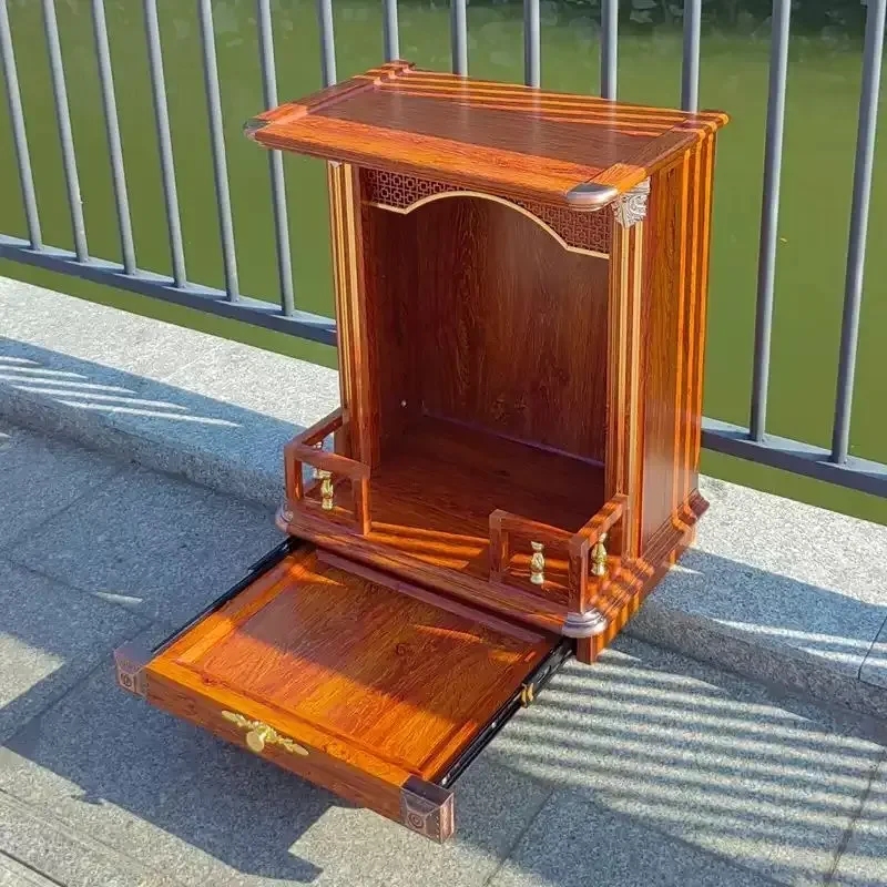 Aluminum alloy Buddhist niche wall-mounted wall-type table Buddha cabinet household table