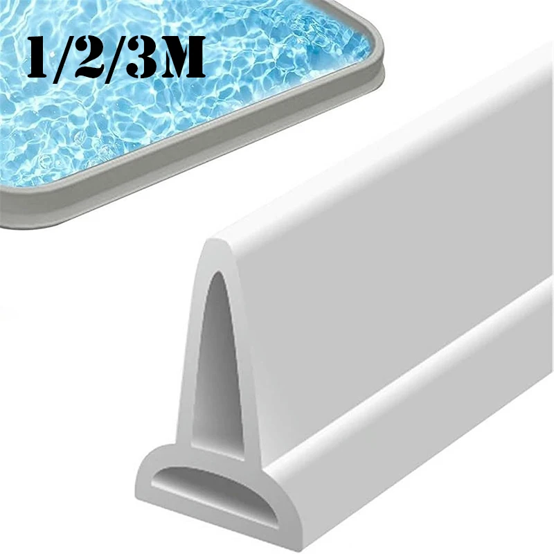Shower Threshold Water Dam Shower Water Stopper Barrier Keeps Water Inside Threshold Dry and Wet Separation for Bathroom Kitchen