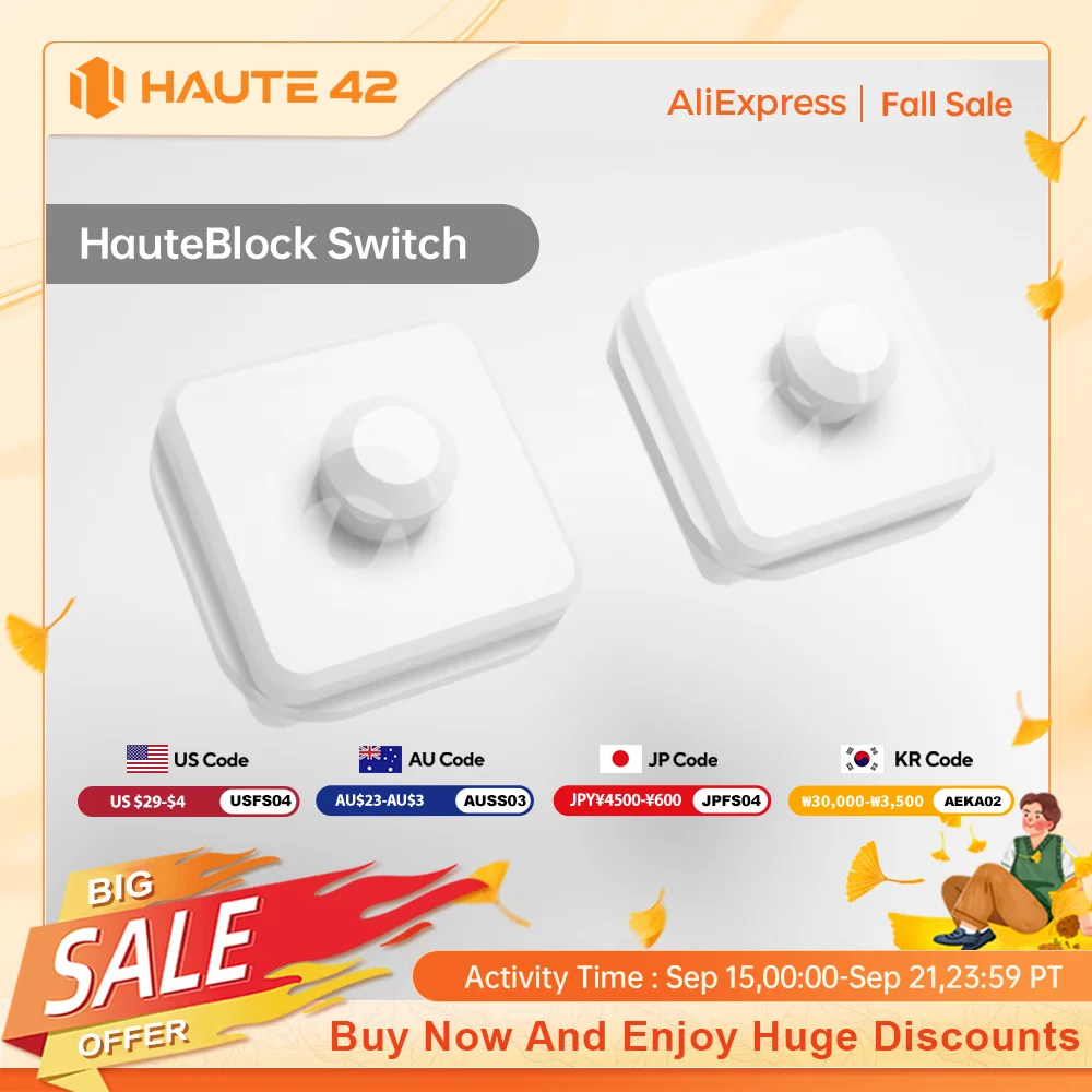 

Haute42 HauteBlock Switch Anti-Misclick Button Blocker For Hitbox Leverless Controller Compatible With Low Profile Switch Hitbox
