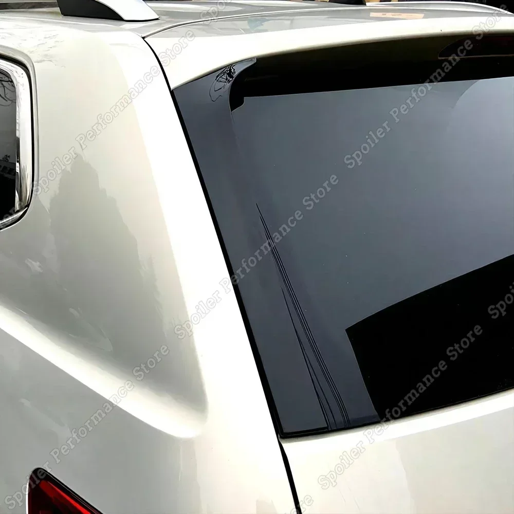 Car Rear Window Side Spoiler For VW Teramont Atlas 2017-2019 ABS Gloss Black Canard Canards Splitter Trim Sticker Exterior Parts