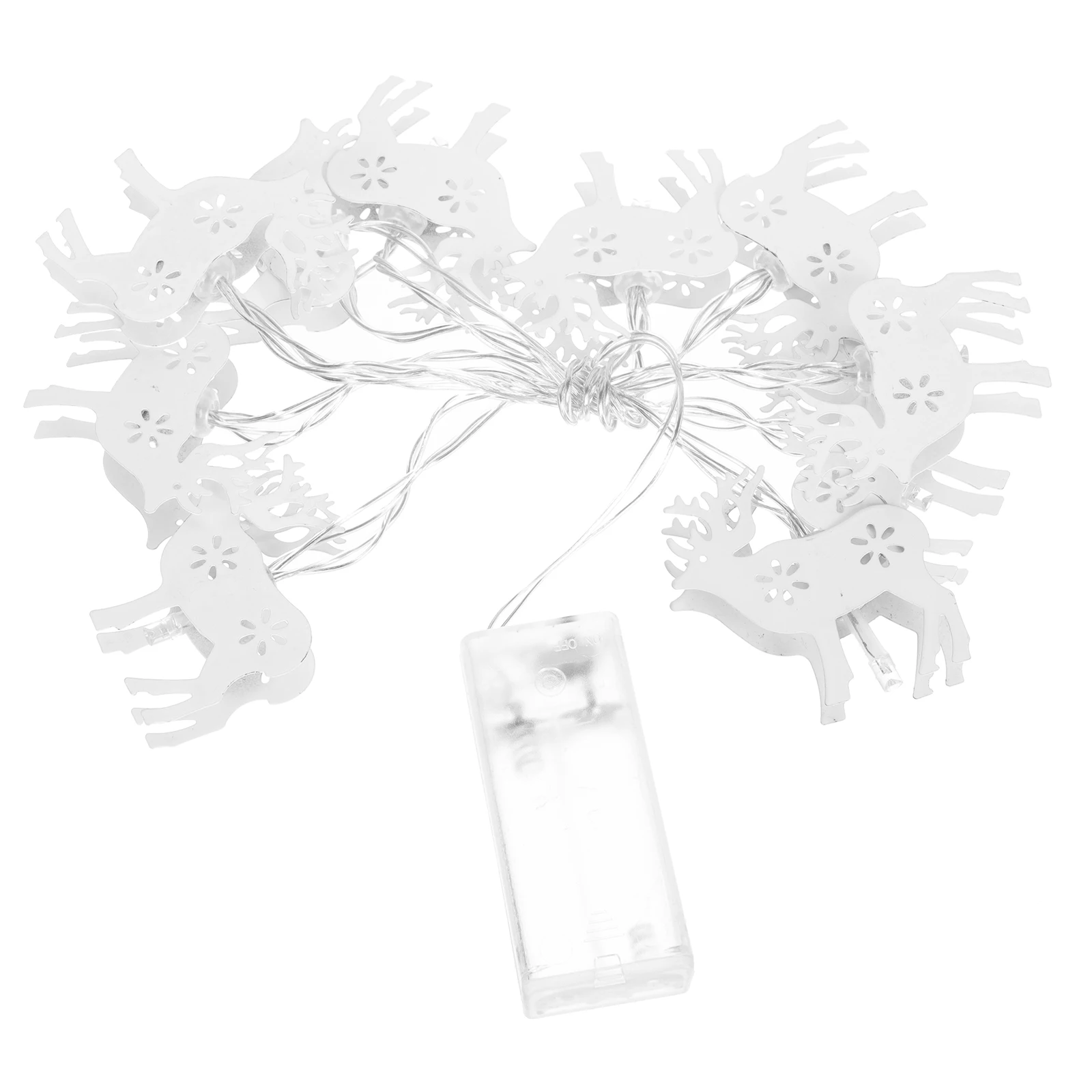 1 قطعة إِلْكَة عيد الميلاد احتفالي ضوء سلسلة دافئة توهج LED مصباح للزينة للداخلية في الهواء الطلق عطلة زينة سلسلة ضوء