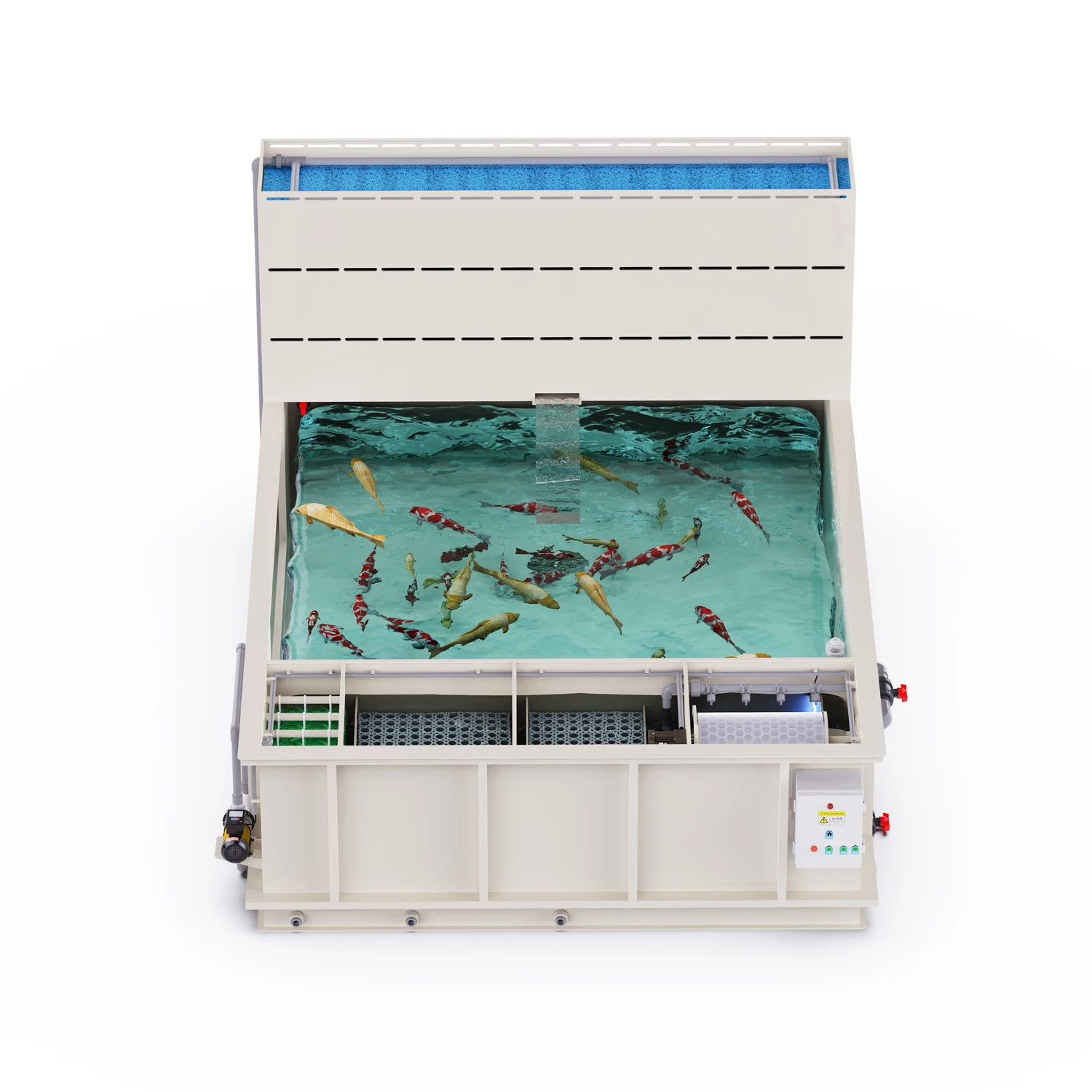 

Инфракрасный бактериальный фильтр для аквариума и пруда с щеткой и губчатой камерой