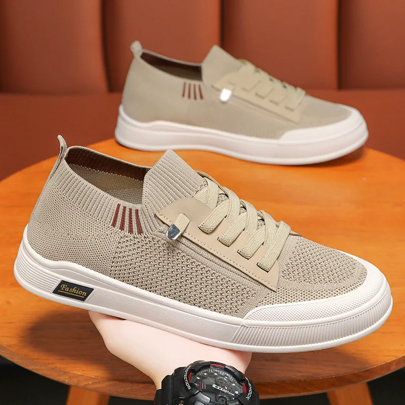 Shoes Men's Summer 2025 New Korean Edition Men's Shoes Solid Color Casual Canvas Shoes Breathable Single
