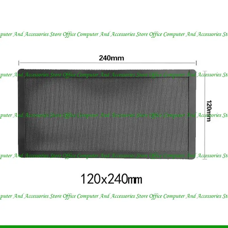 U55C PC Chassis Cooling Dust Filter PVC Net Guard Fan Cover Dust Filter Net Durable 12x24CM