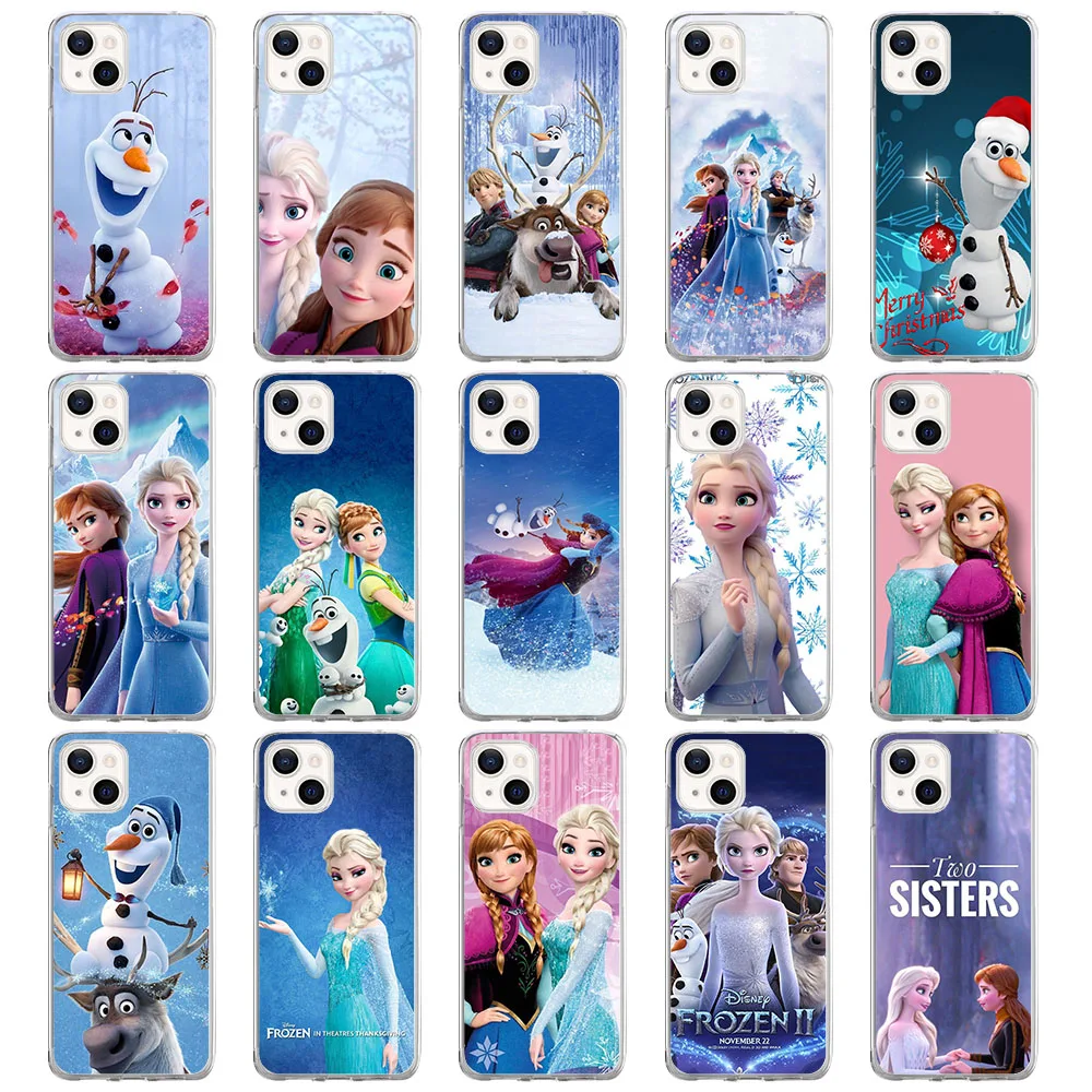 BY-34 Frozen Elsa Soft Case For LG G8 G8X K52 K62 K42 K118 K11 K10 K22 K40 K12 X4 K40S K41S V60 ThinQ5 Plus