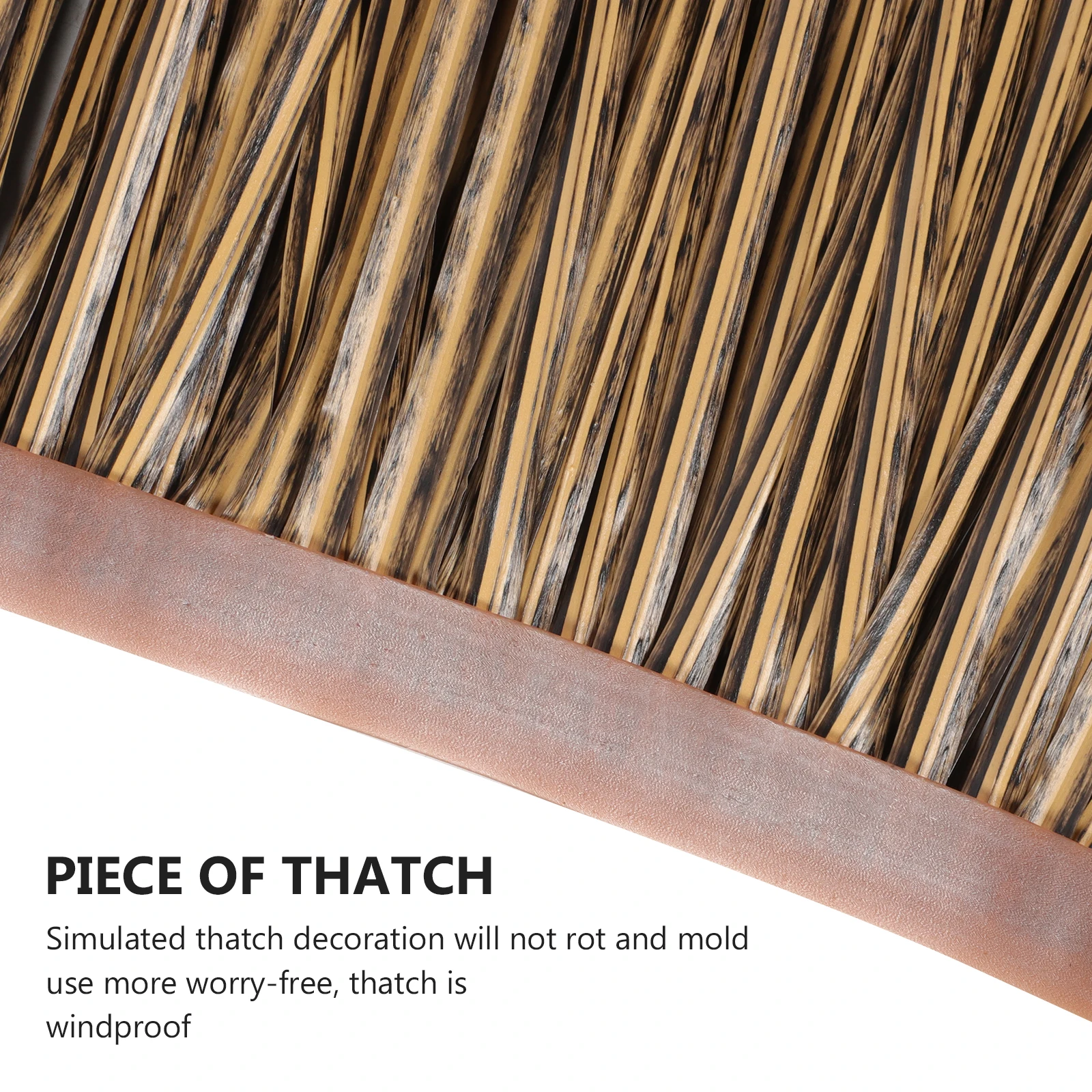 

Simulated Thatch Roofing Artificial Straw 1m x 50cm Tile Decorative Waterproof Fireproof Garden Patio Balcony Restaurant Tiki