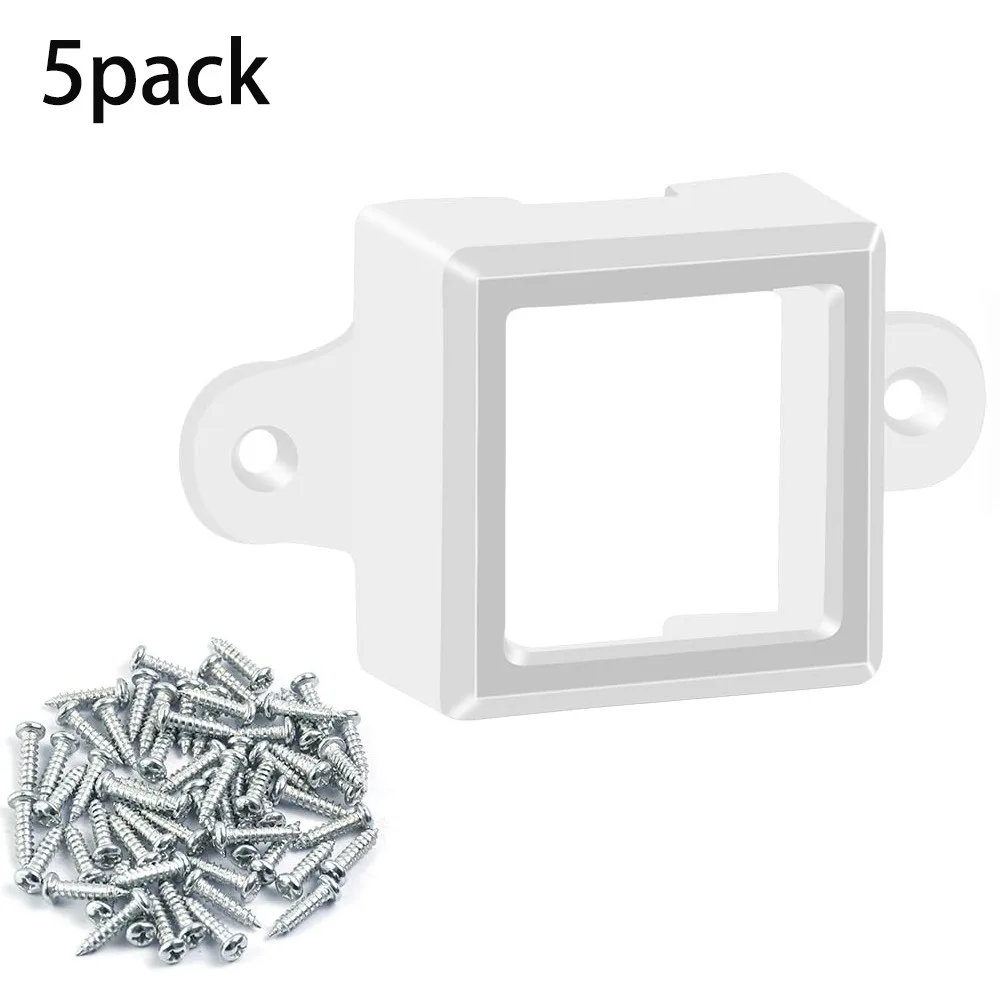 

5 шт., простая установка, устойчивый к атмосферным воздействиям светодиодный кронштейн H706/H705, универсальный держатель для наружного освещения, зажимы для освещения для первоначального дома