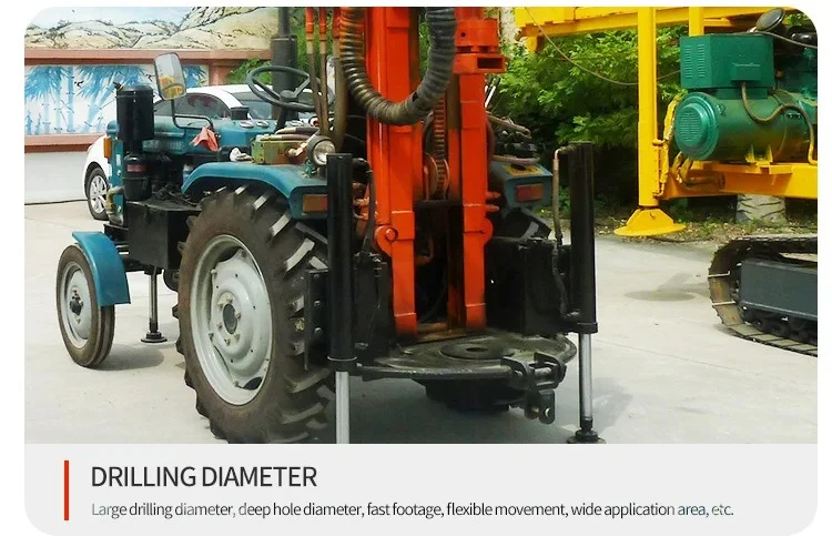 Tractor Mounted Water Well Drilling Rig Deep Geological Tractor Mounted Rig for Water Well Drilling