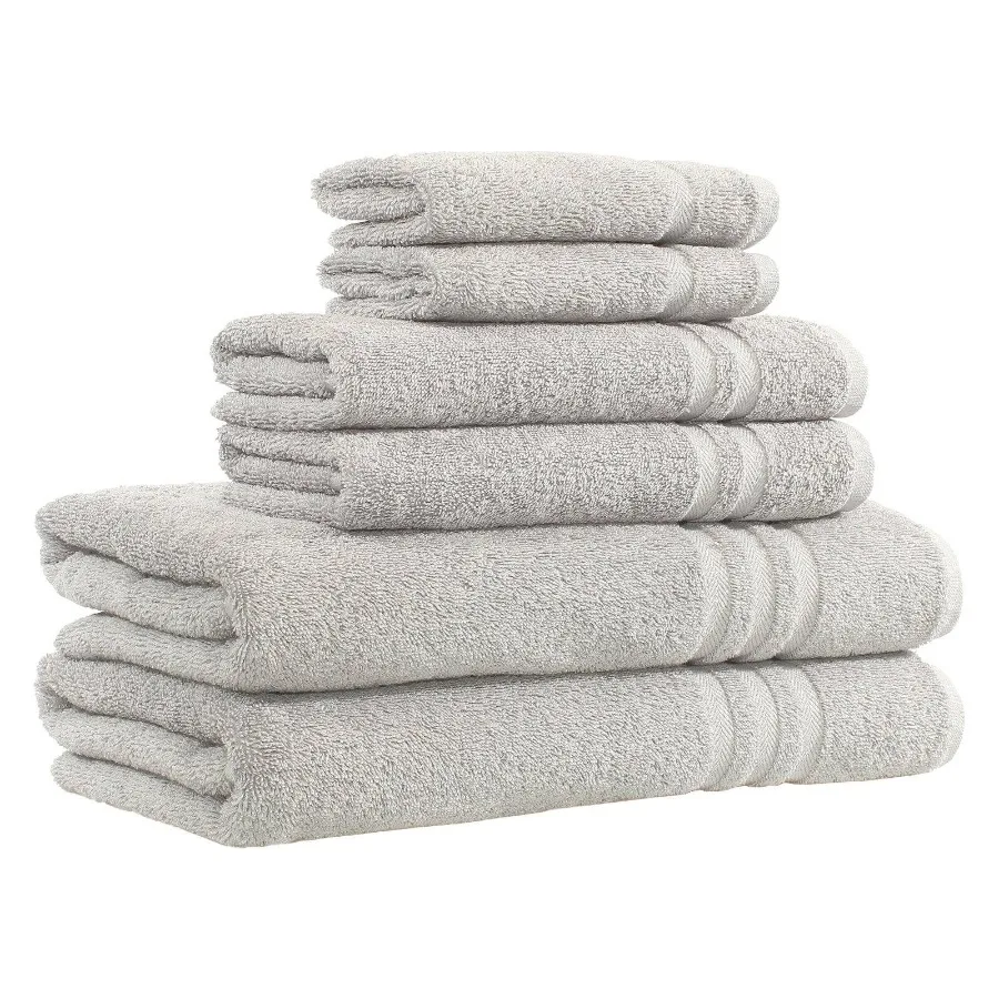 

6-Piece Turkish Cotton Towel Set
