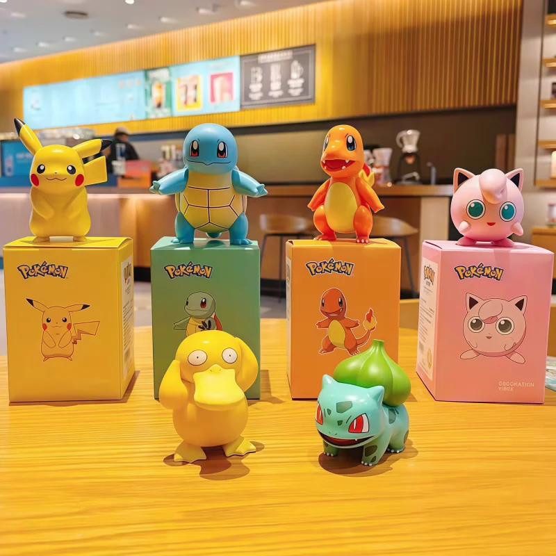 

Набор из 6 фигурок-украшений для домашних животных: Аниме-фигурки Пикачу, Джонни Тертл, Бульбазавр, Лягушка-семя, Утка (доступные для заказа)