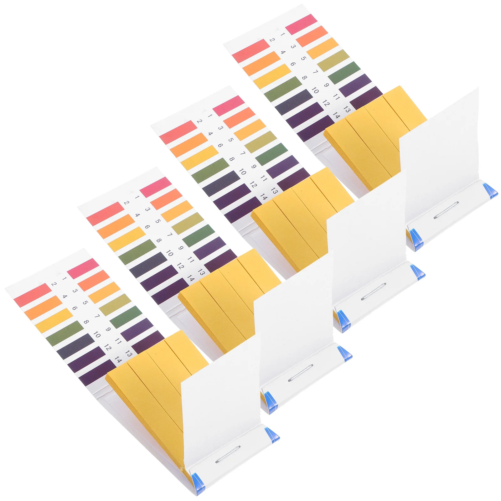 4개입 범용 PH 테스트 스트립 0-14 PH 종이 테스트용 수족관 토양 물 화장품 정확한 양수 테스트 스트립